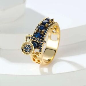 Blue Gemstone Ring S1077